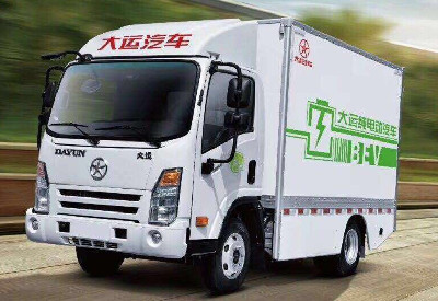 大運(yùn)純電動(dòng)冷藏車(chē)